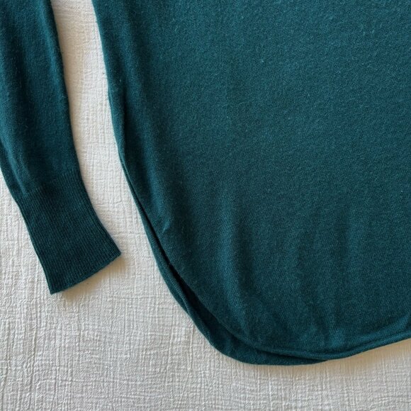 Halogen wool sweater cashmere sweater green - Picture 4 of 10